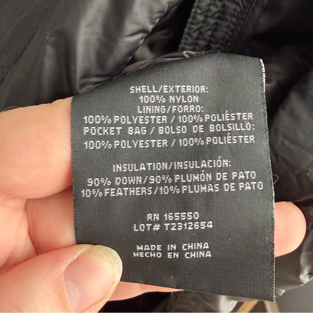 32 degrees Heat black down feather puffer jacket size XXL - Picture 3 of 3